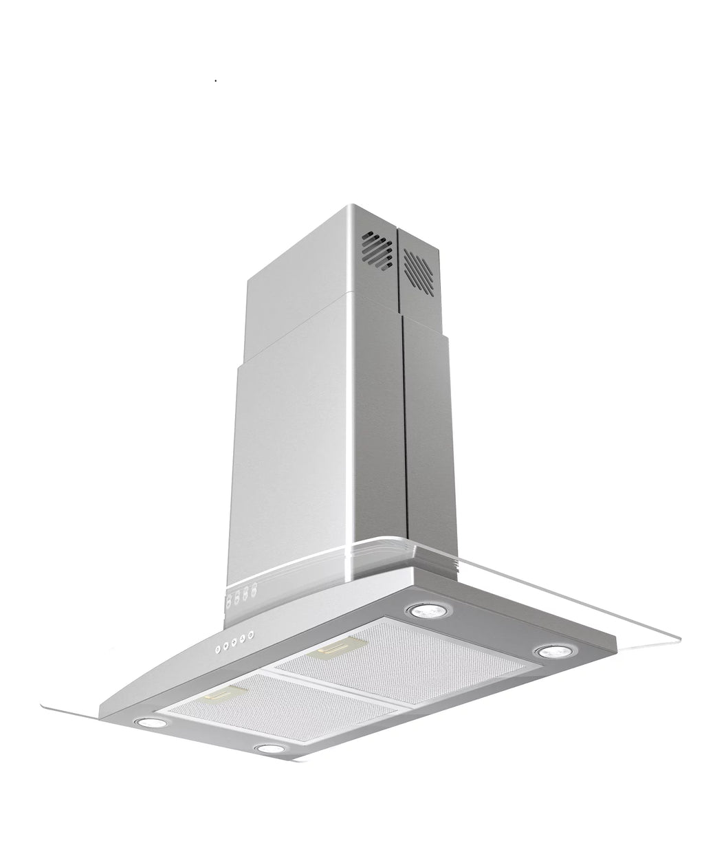 36" 900 CFM Stainless Steel Island Mount Range Hood D12696