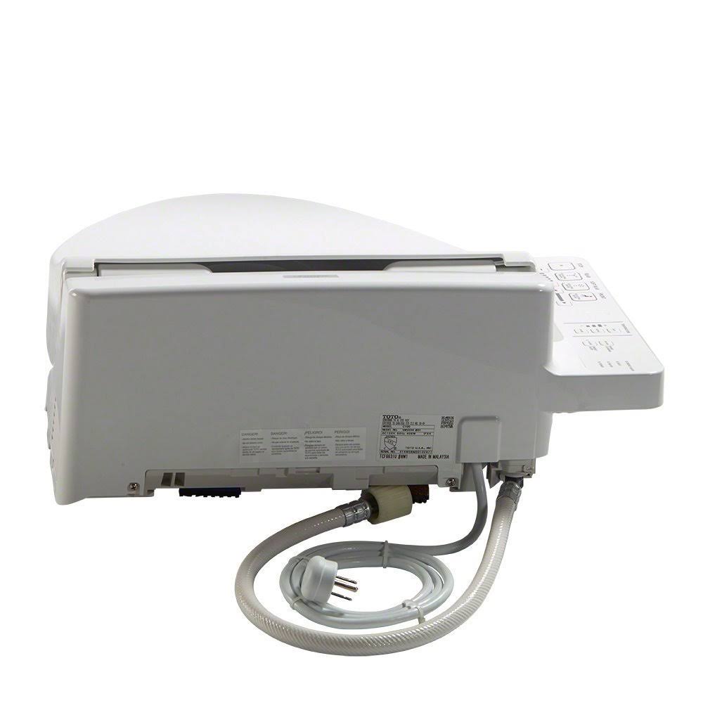 Elongated Bidet Toilet Seat, White W300