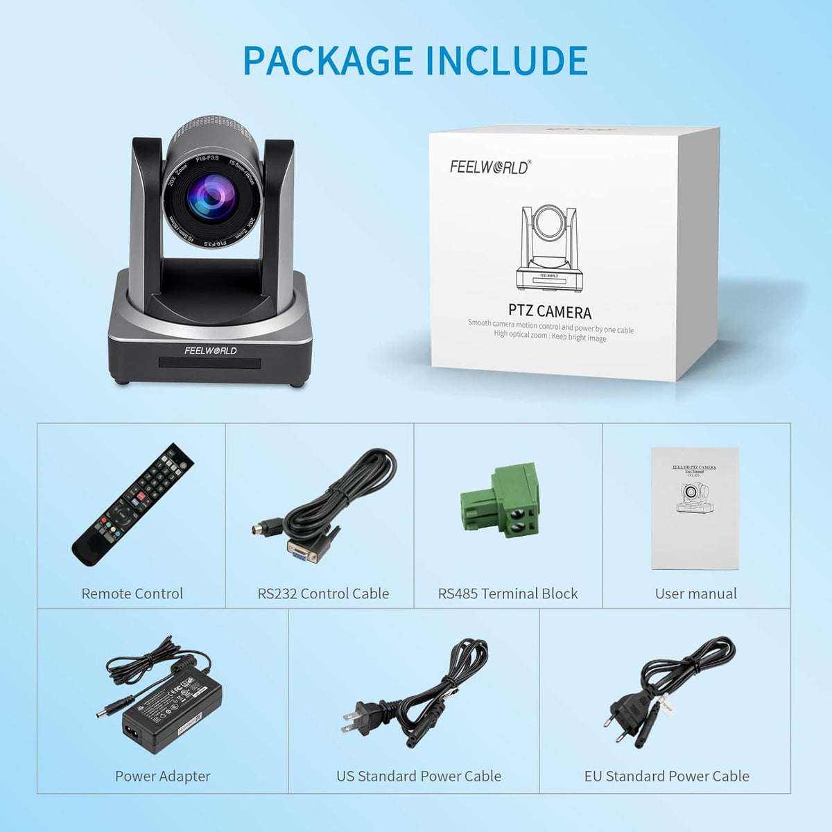 20X Optical Zoom 3G SDI HDMI IP PTZ Camera U623471