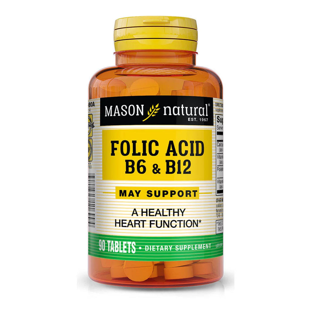 B6/B12/Folic Acid Tablets Dietary Supplement 90 Count Pack of 3 P526222