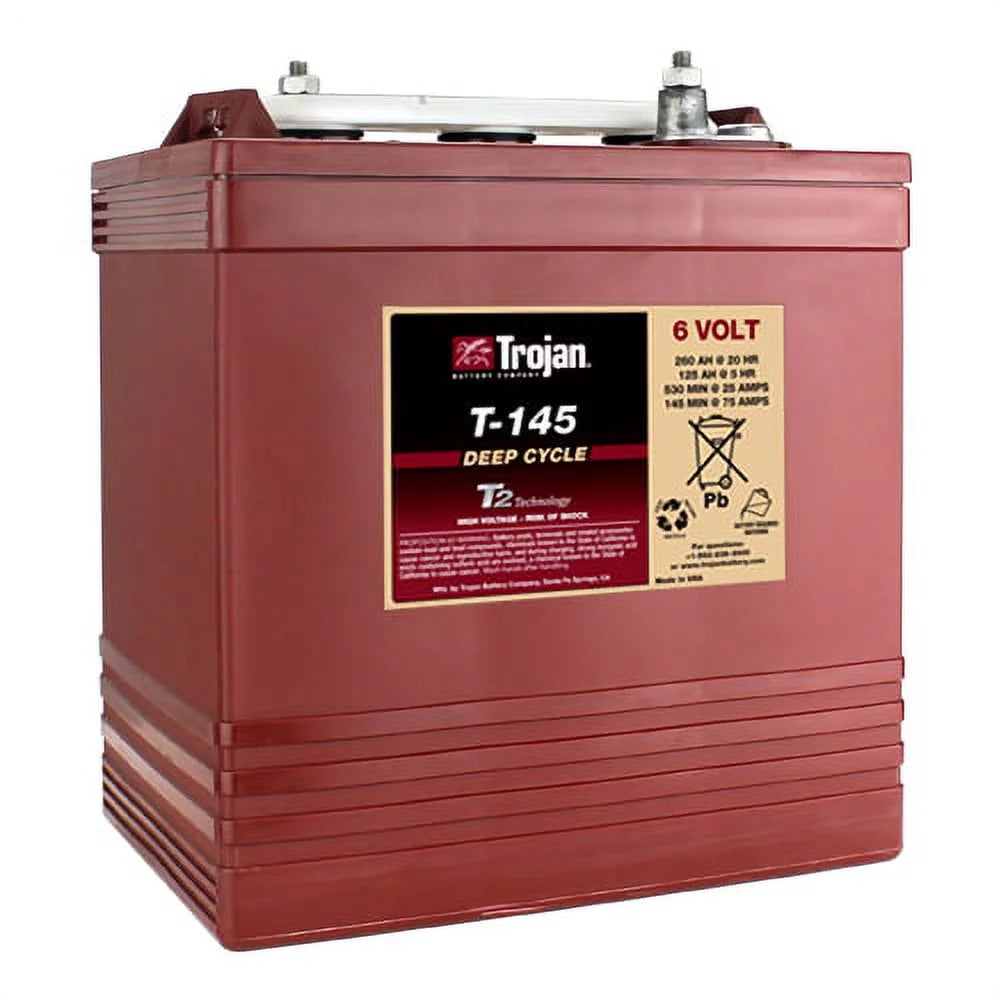 6V 260Ah Flooded Lead Acid Deep Cycle Battery x6 C553