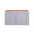 36 inch Wide x 24 inch Tall 2 Door Wall Cabinet, Gray K7209
