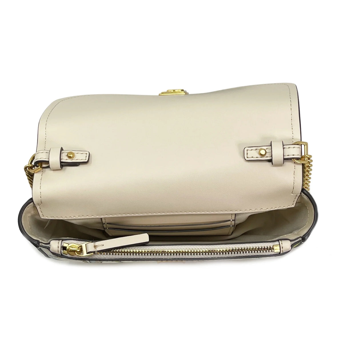 Printed Leather Top Handle Crossbody Bag P47402