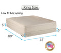 King Mattress & Low 5 Height Box Spring H806243