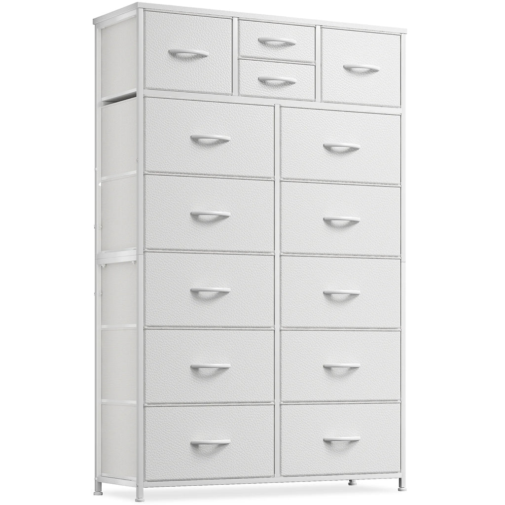 14 Drawer Charcoal Black Dresser E599671