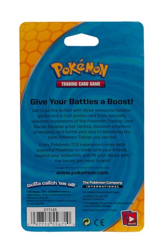 Pokémon Cards 5 Packs + 50 Cards Mini-Binder K8865