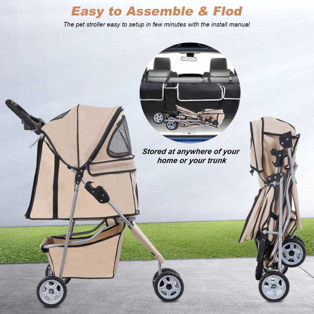 Pet Stroller Folding Carrier K670