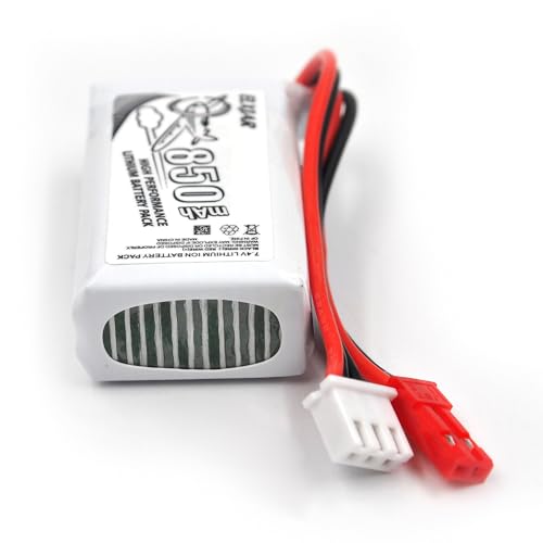 7.4V 850mAh LiPo Battery with JST Plug O150489