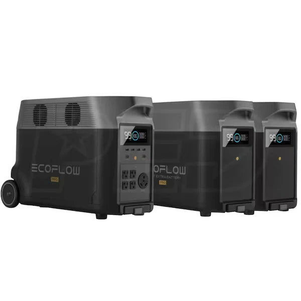 Portable Power Station with 2 Extra Battery B12241