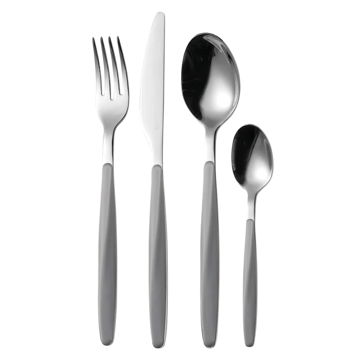 24 Pieces Cutlery Set Grey Y463