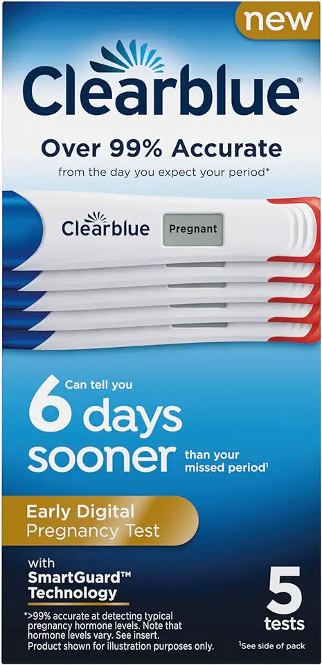 Digital Pregnancy Test 5 Ct V84654