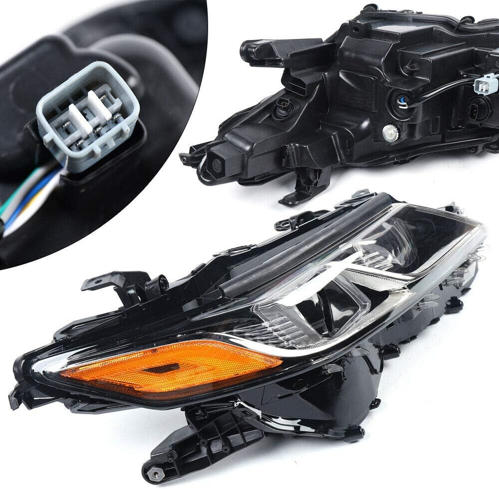 Black LED Headlamp Passenger Driver Side P317071