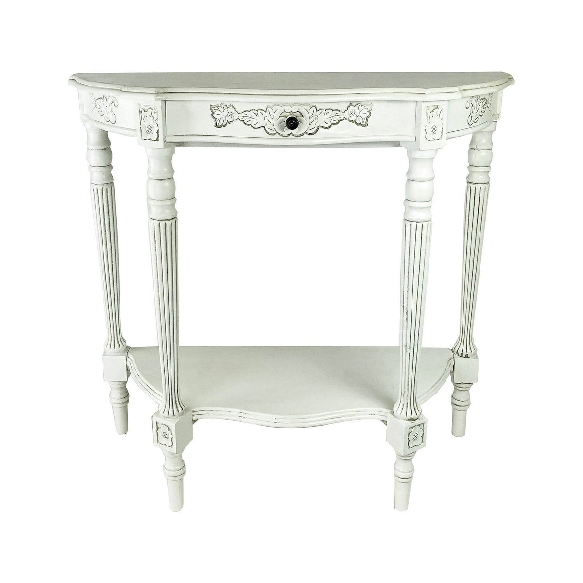 Antique White Console Table U755811