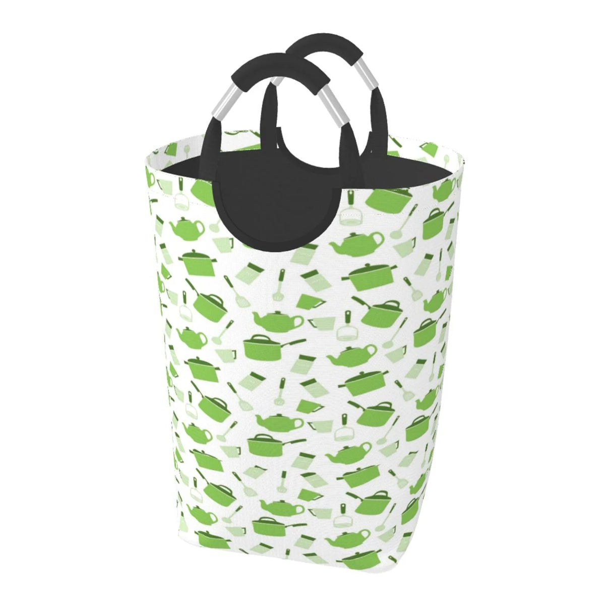 Large Canvas Fabric Collapsible Laundry Hamper Q88466
