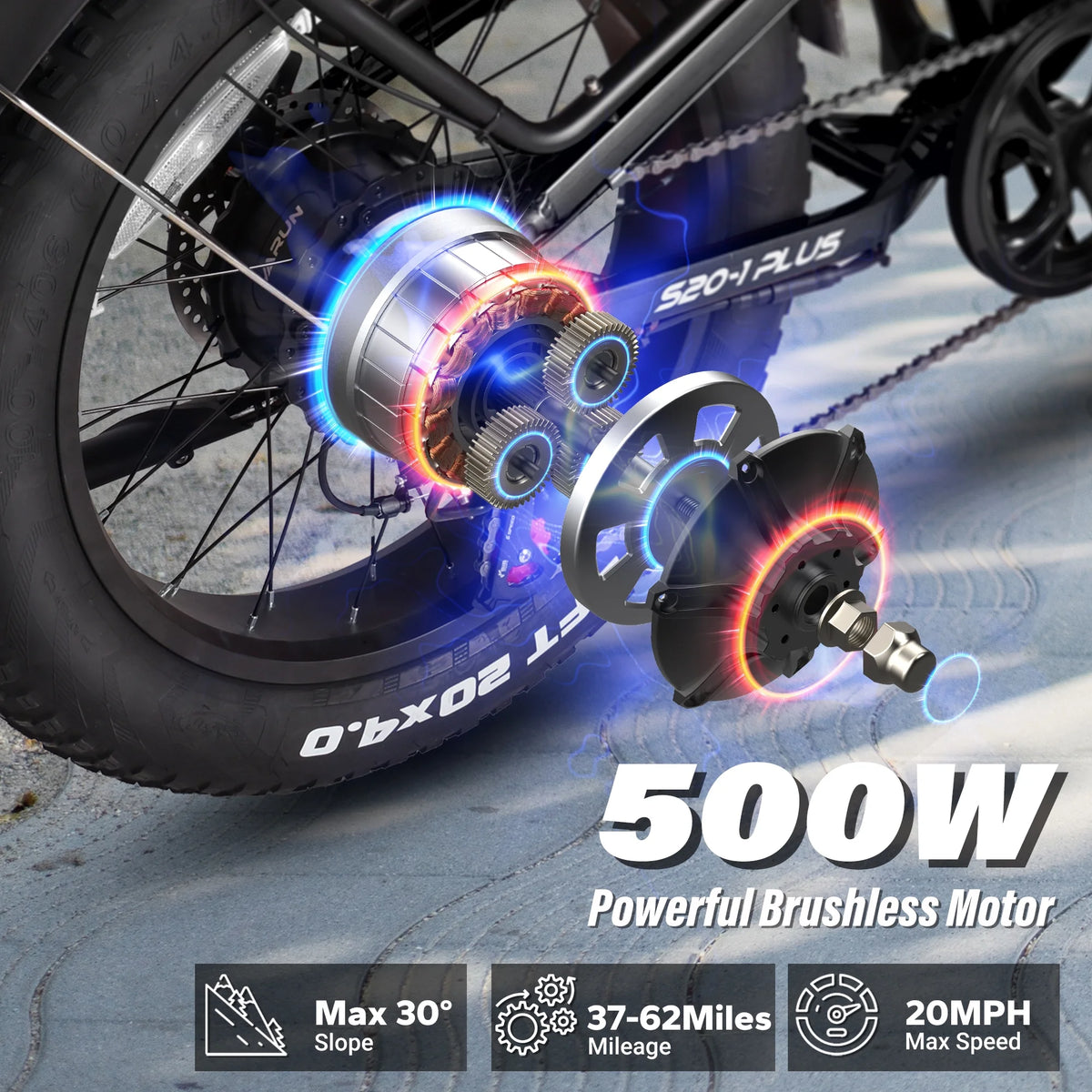 Folding Electric Bike with 48V 13Ah Battery G83684