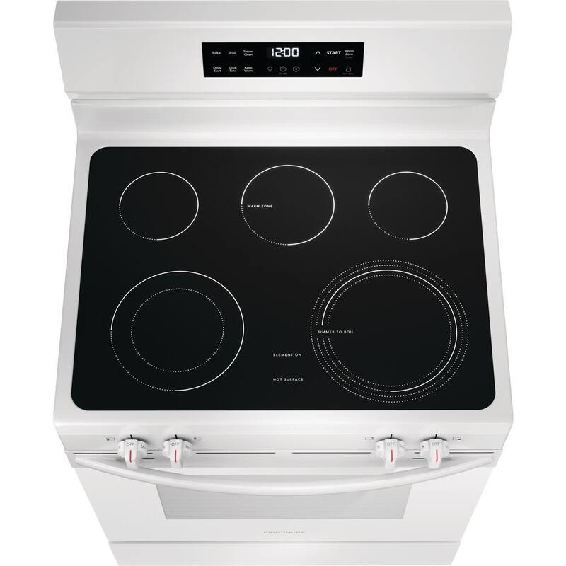 White 5 Element Freestanding Electric Range I66169
