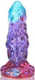 Realistic Liquid Silicone Anal Plug with Suction Cup W598656