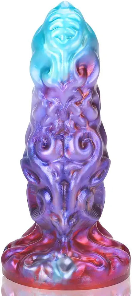 Realistic Liquid Silicone Anal Plug with Suction Cup W598656