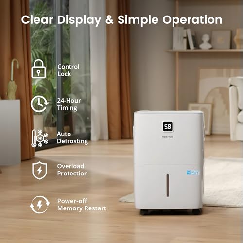 120 Pints Energy Star Dehumidifier with Drain Hose N841