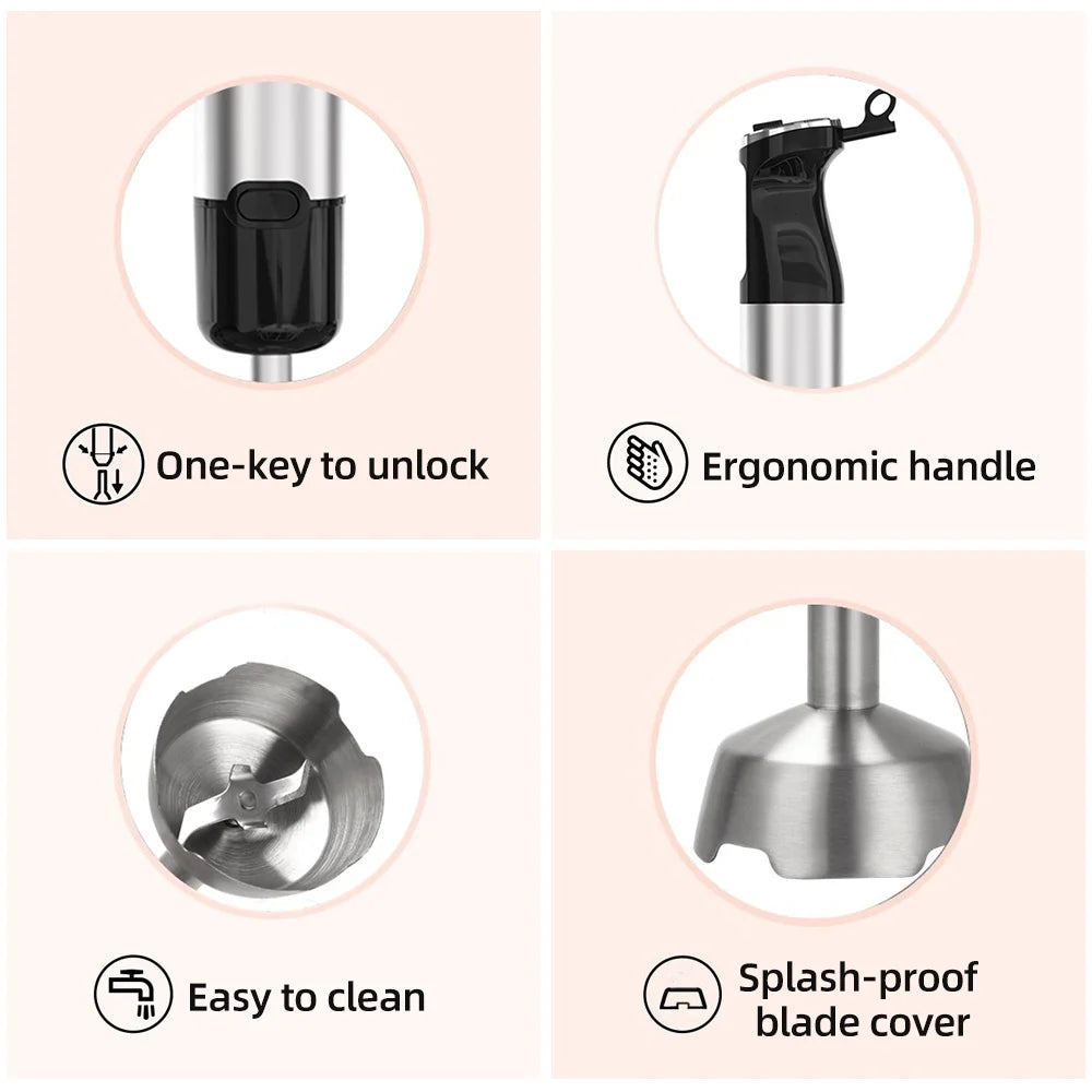 500W Handheld Blender Food Supplement Juicer Z839336