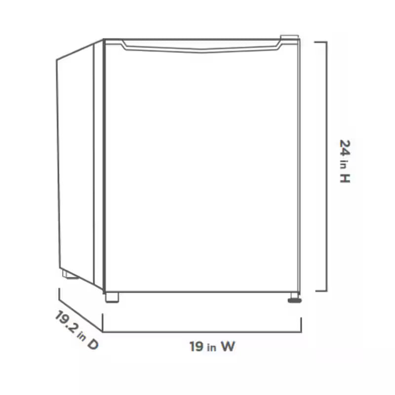 Mini Refrigerator in Stainless Steel D11075