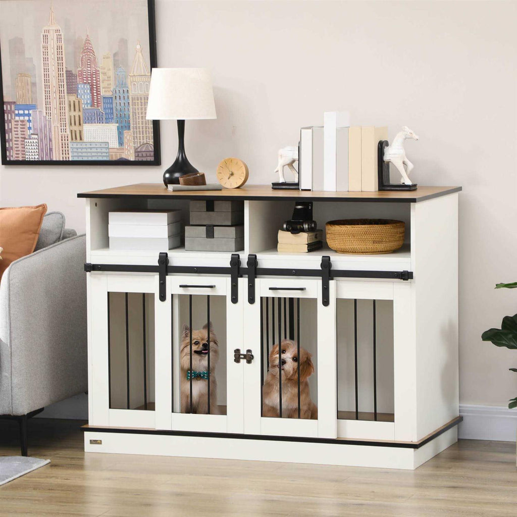 Dog Crate Furniture with Shelves O350