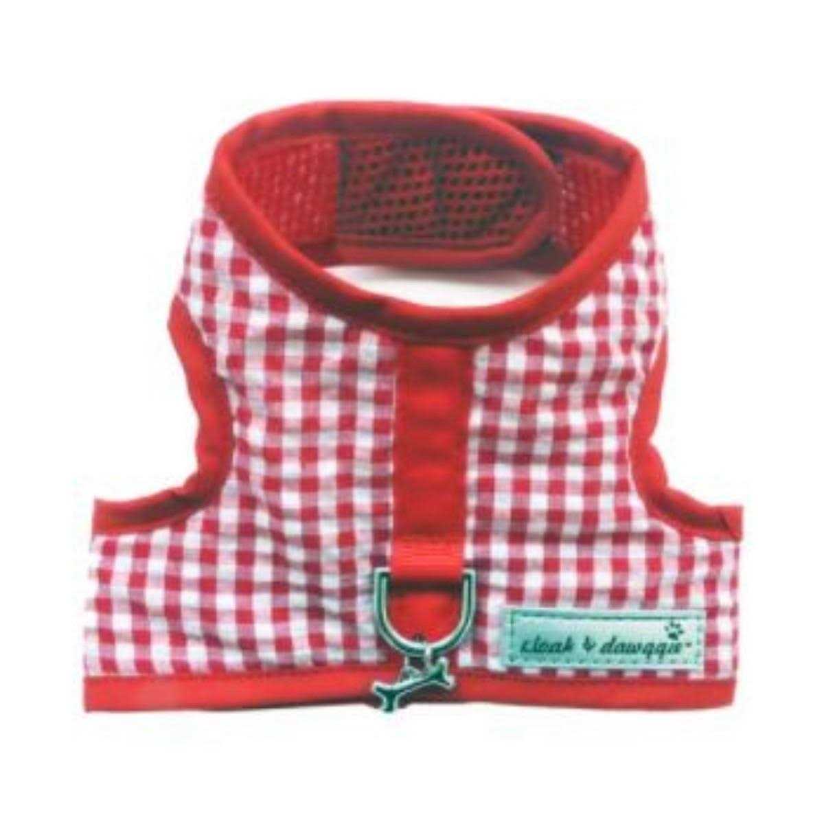 Gingham Dog Harness Vest K52691