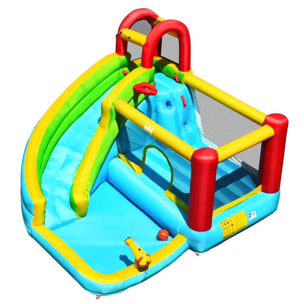 Inflatable Kids Water Slide Bounce House Splash Water Pool Y27161