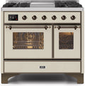 Antique White Dual Fuel Natural Gas Range A883354