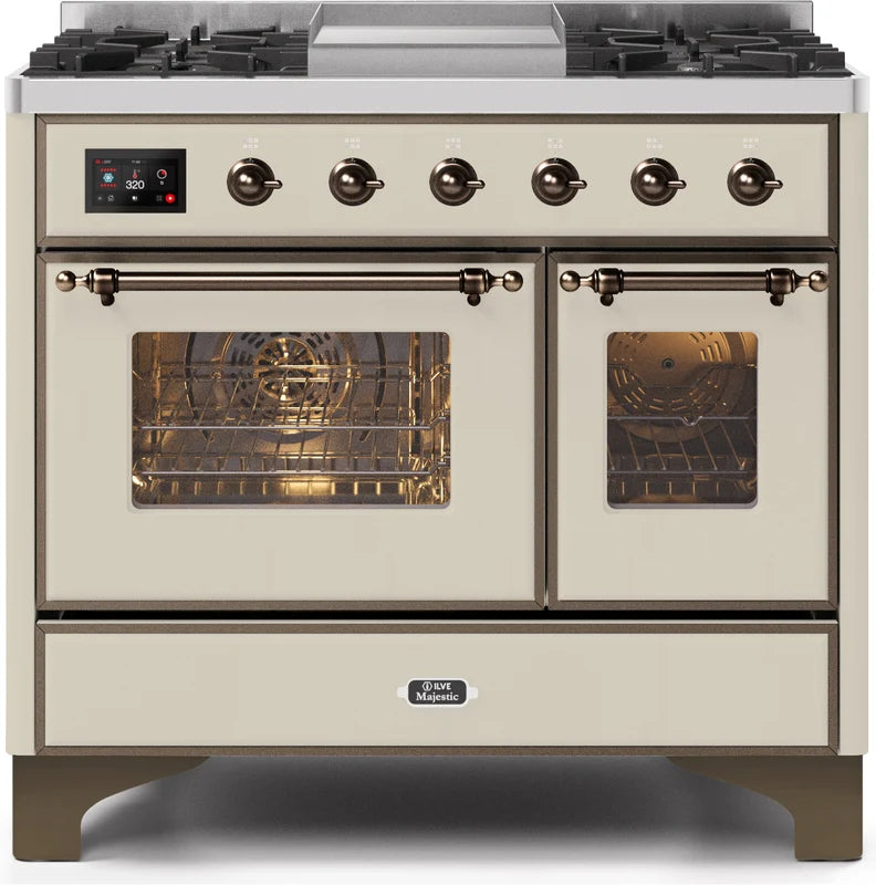 Antique White Dual Fuel Natural Gas Range A883354