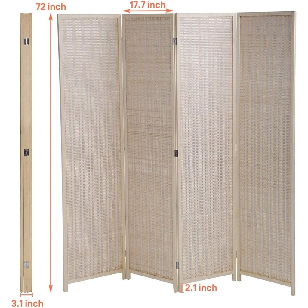 4 Panel Folding Privacy Screen I222