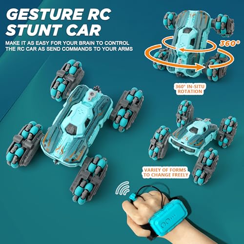 Gesture Sensing RC Stunt Car 360° Rotating 4WD Remote Control Car X761695