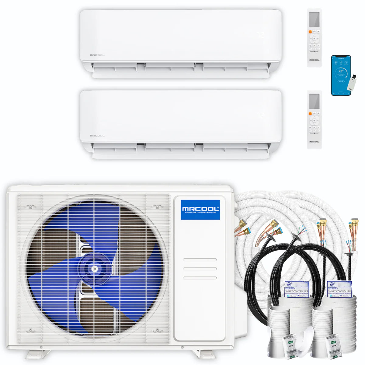 24,000 BTU 2 Zone Ductless Air Conditioner and Heat Pump B305190