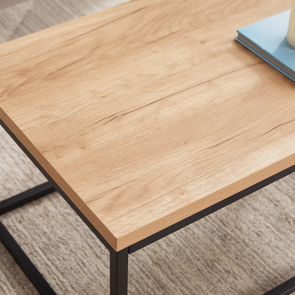 Natural Oak Square Coffee Table W5037