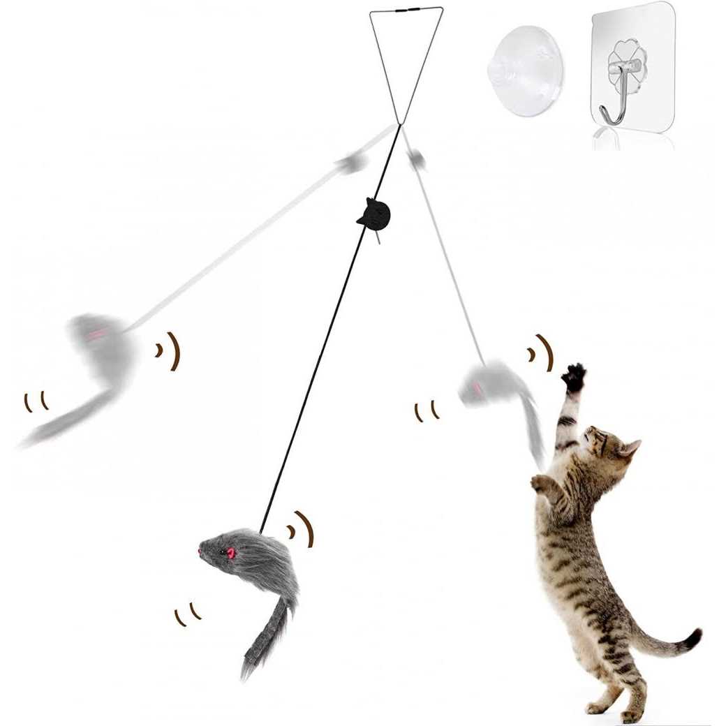 Hanging Door Cat Mouse Toys V231