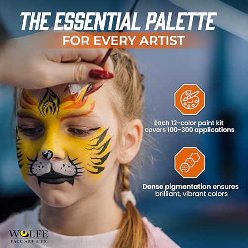 12-color Face & Body Paint Makeup Palette B4069