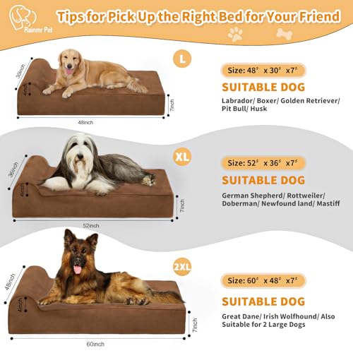 7" Memory Foam Orthopedic Dog Bed with Waterproof Liner Y674027