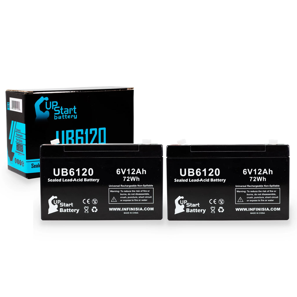 6V 12Ah Sealed Lead Acid Battery with Terminal Adapters I868