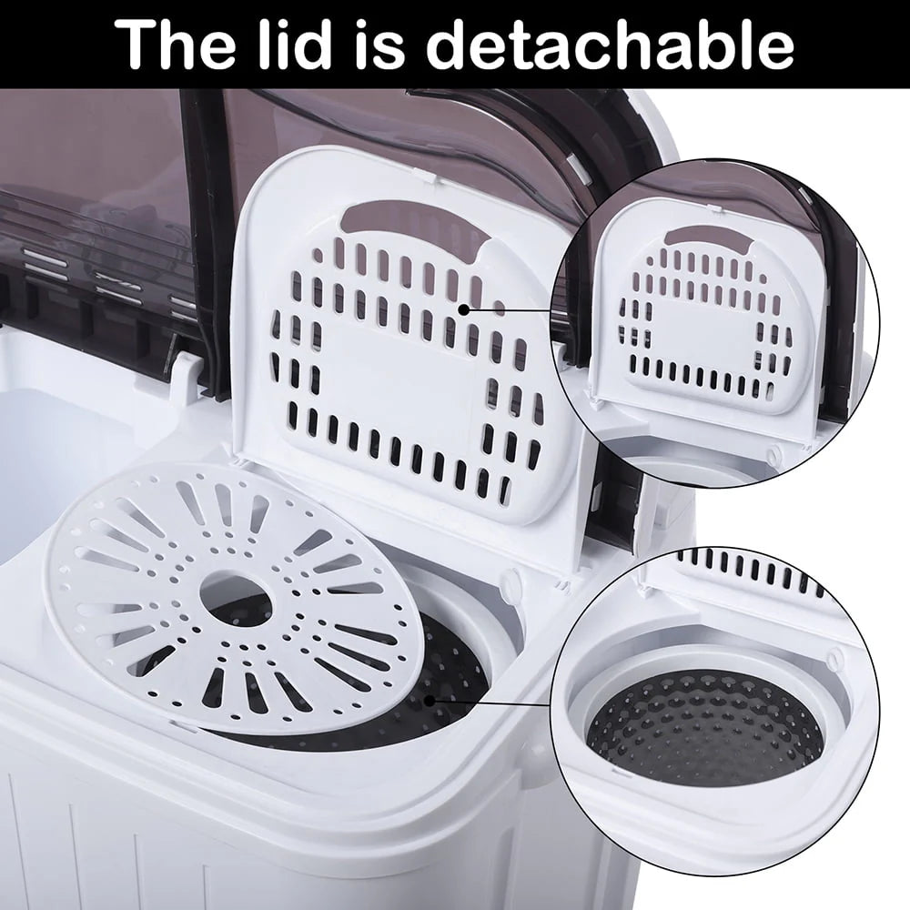 Portable Semi-Automatic Washer 14.3 lb Capacity D2415