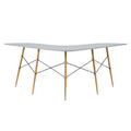 Light Gray L-Shaped Corner Desk M656469