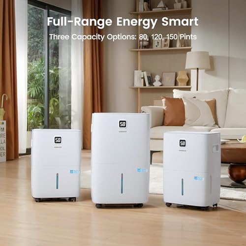 120 Pints Energy Star Dehumidifier with Drain Hose N841