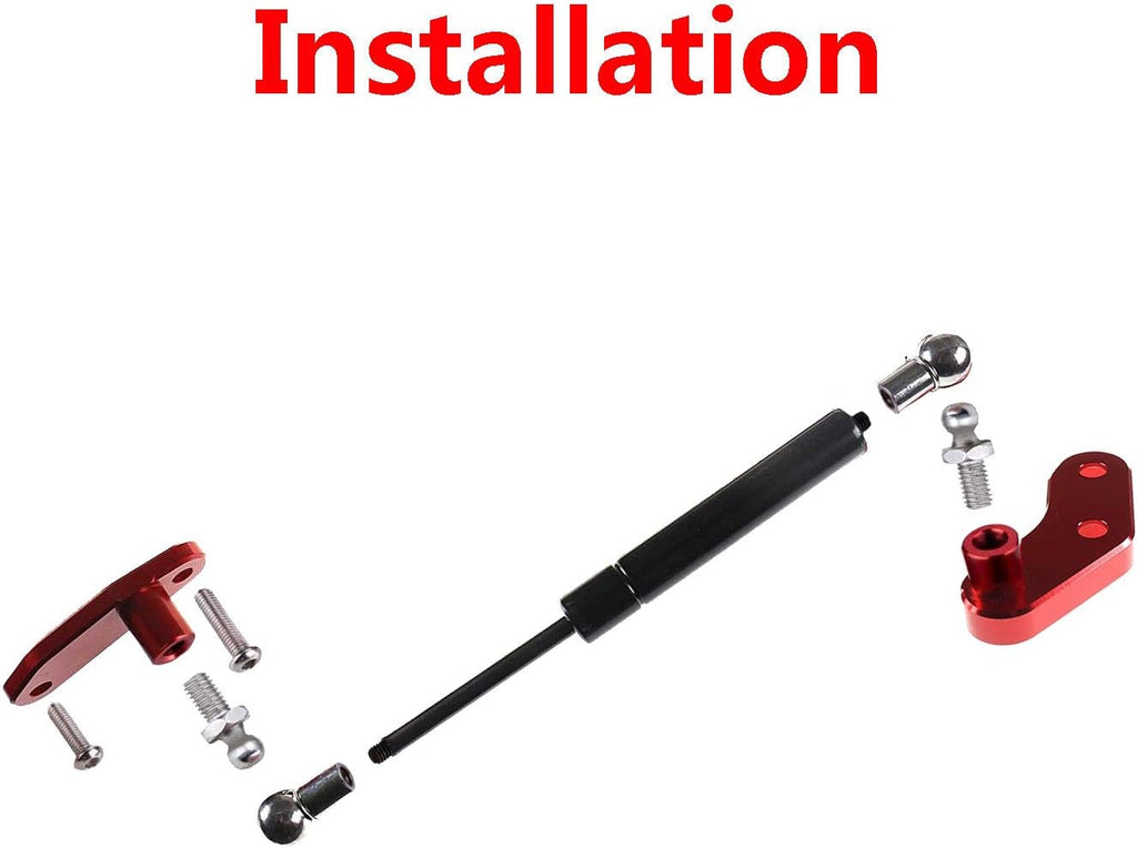 Door Opener Kits Door Shocks Struts Compatible with 2017-2022 Can Am Maverick X3 and X3 Max Front and Rear Doors (Red) Pack of 2 J8659
