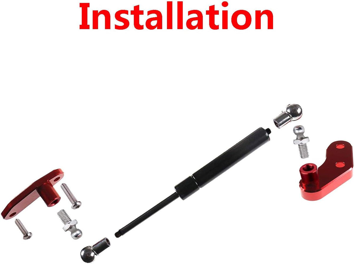 Door Opener Kits Door Shocks Struts Compatible with 2017-2022 Can Am Maverick X3 and X3 Max Front and Rear Doors (Red) Pack of 2 J8659