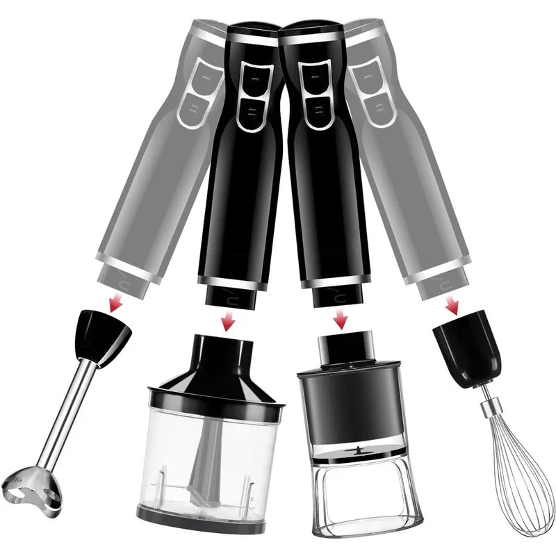 Countertop Blender & Immersion Blender 6-in-1 Food Prep Combo Kit Y8742