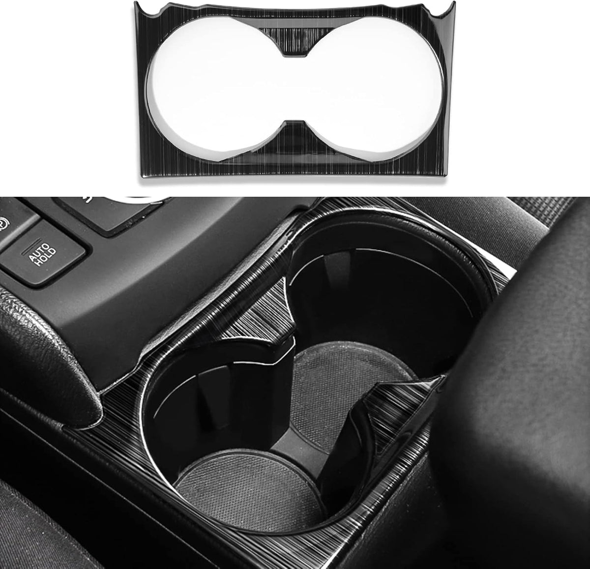 Stainless Steel Black Gear Panel Cover Trim Pack of 2 G2190