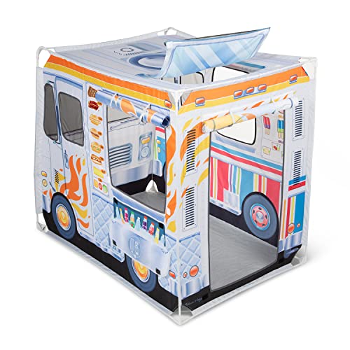 Double-Sided Food Truck Play Tent Q436