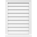 Vertical Surface Mount PVC Gable Vent R9884