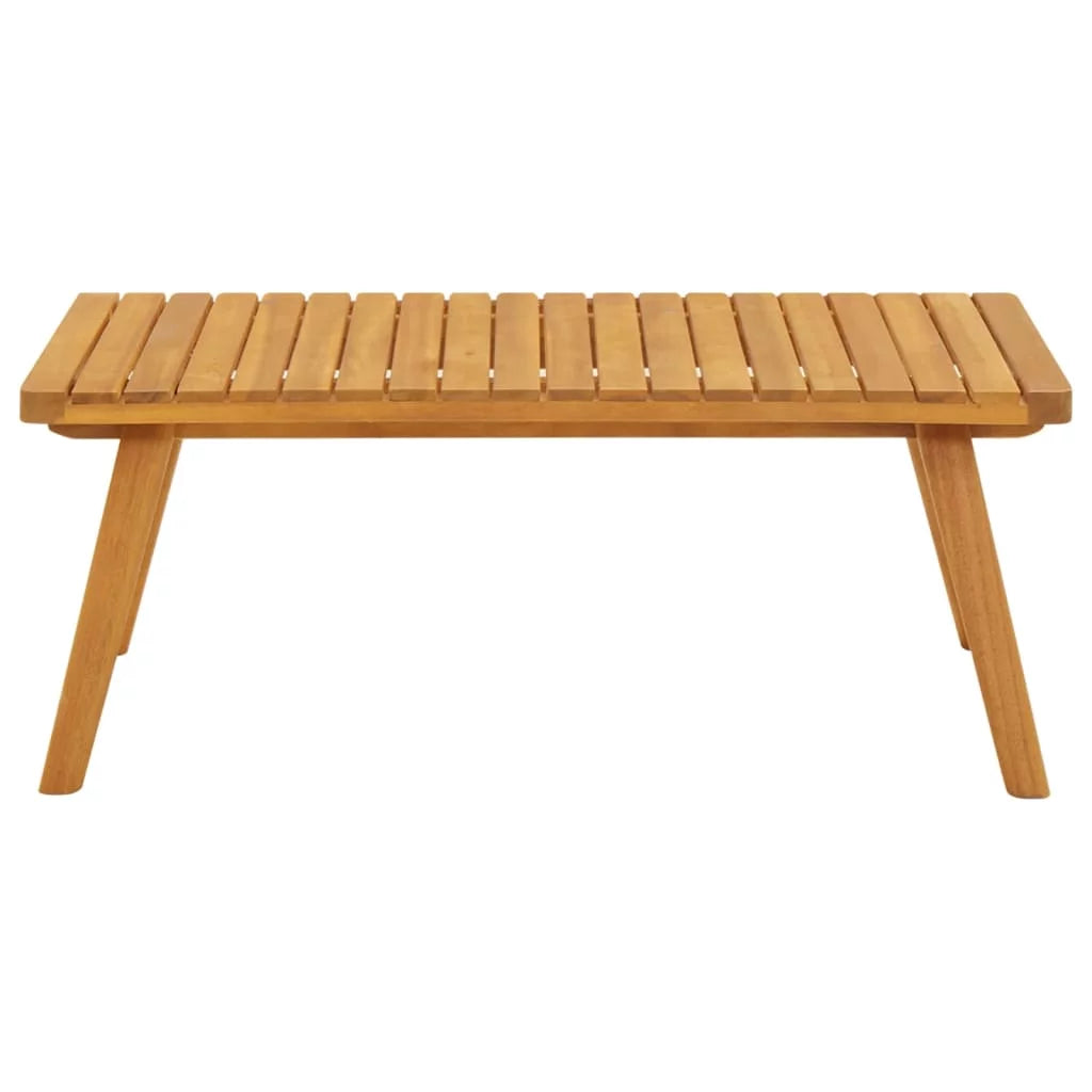 Patio Coffee Table Solid Acacia Wood N364