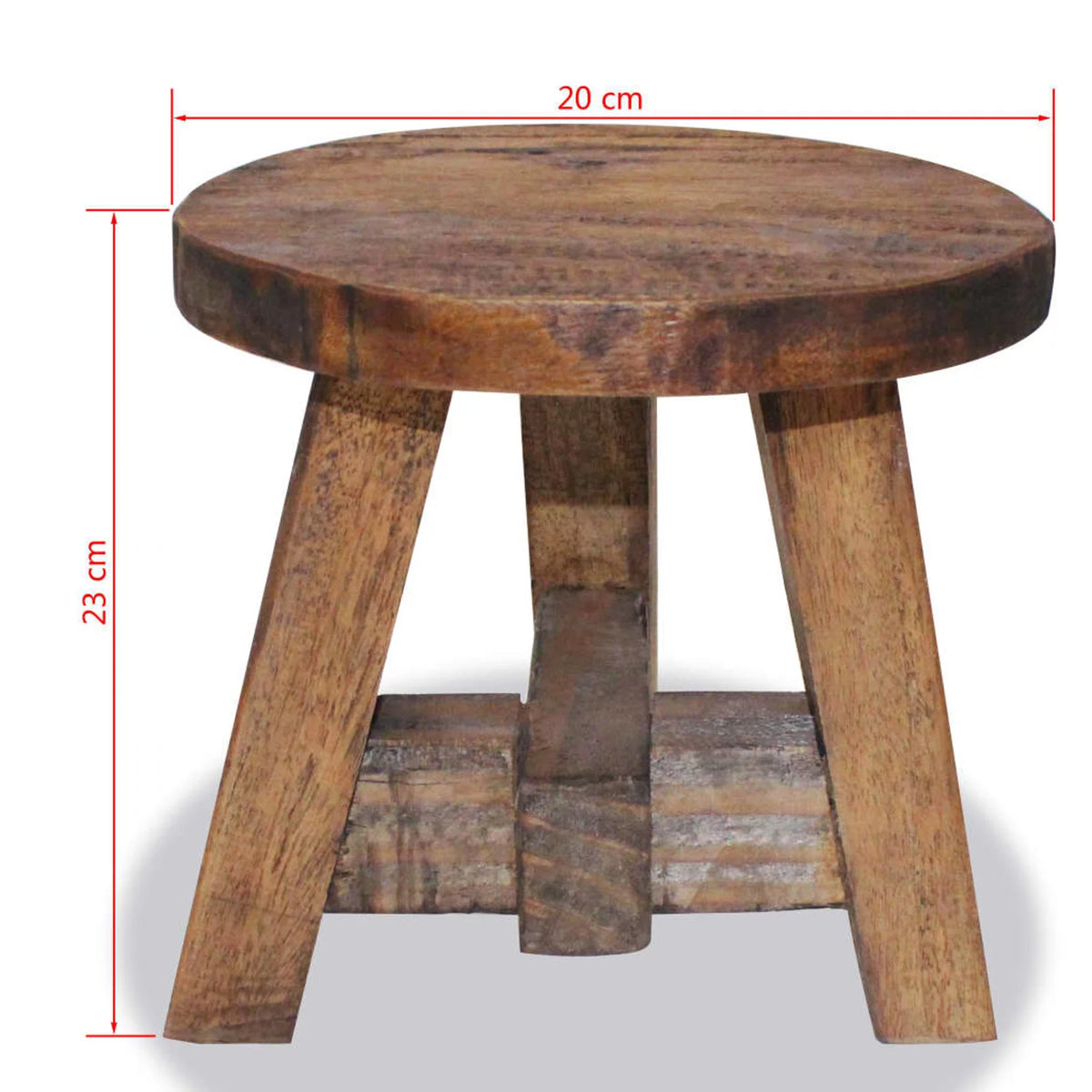 Solid Reclaimed Wood Stool N920803