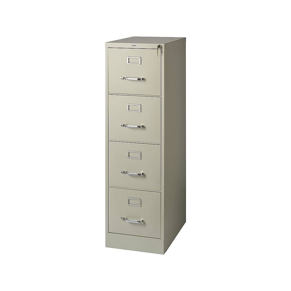 Putty/Beige 4 Drawer Vertical File Cabinet N870324
